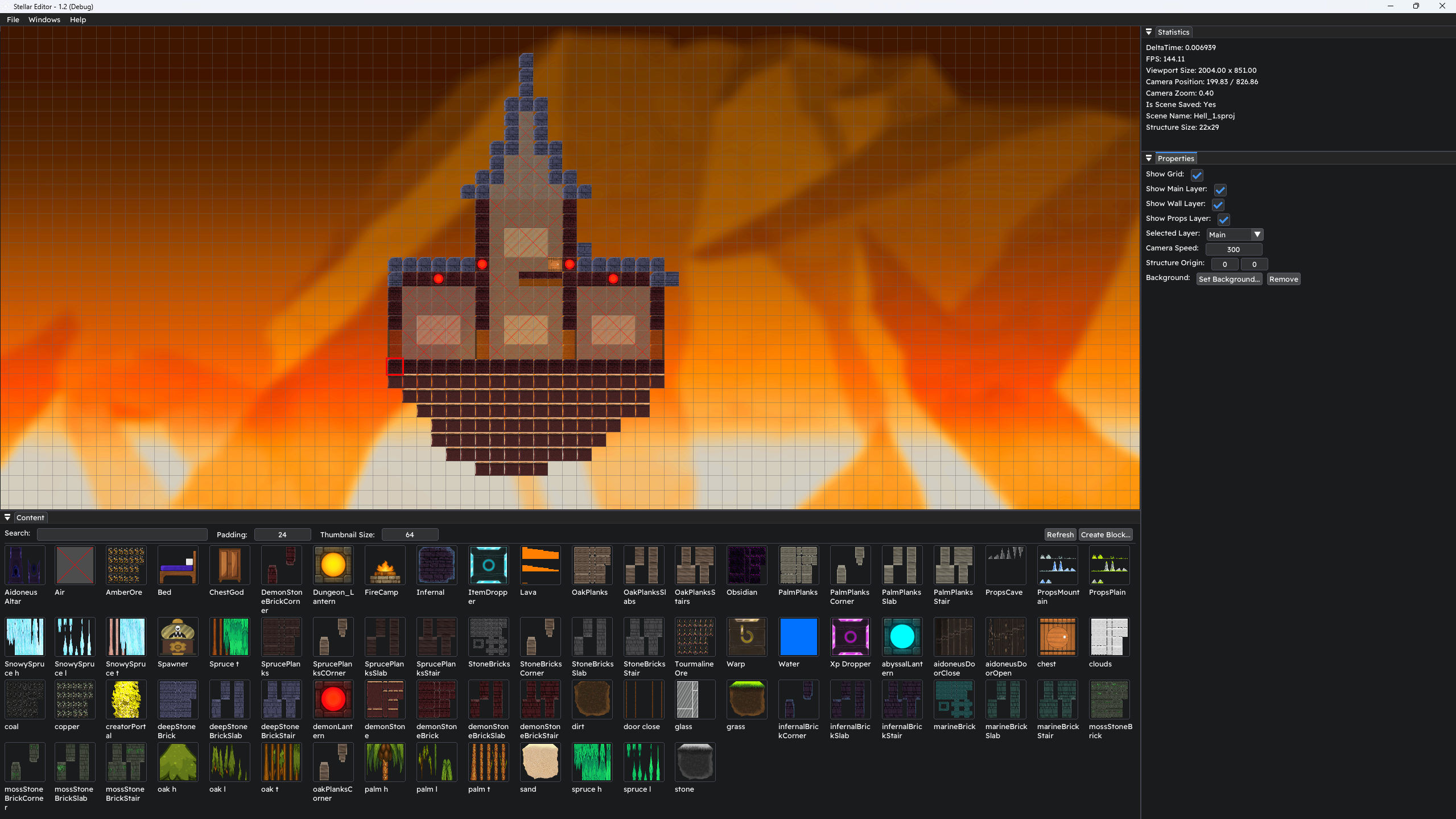 Godbreak Editor hell example