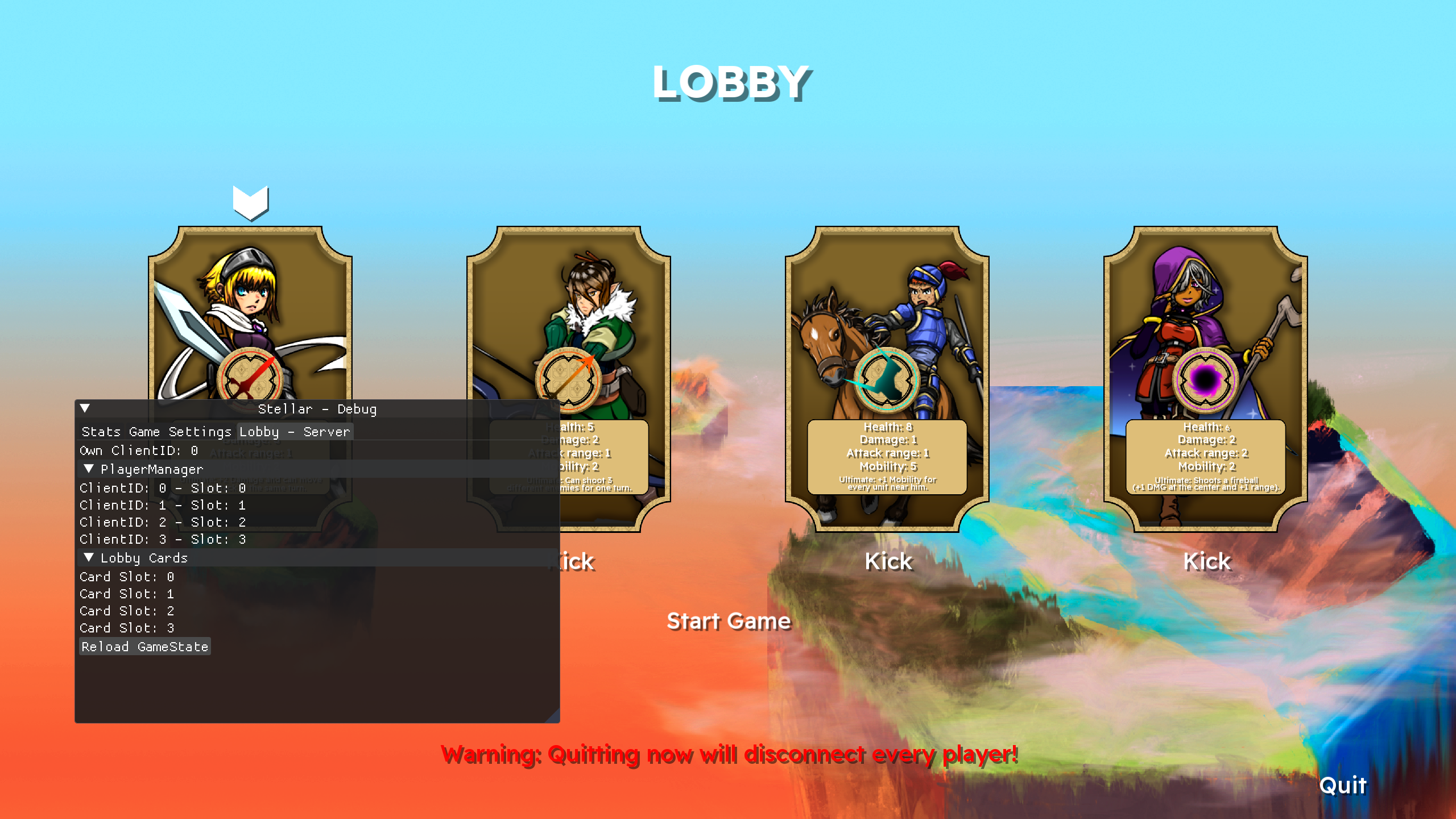 Hexatak Lobby debug tool